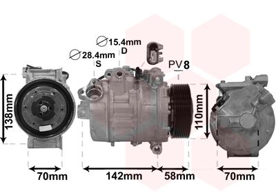 VAN WEZEL kompresorius, oro kondicionierius 0600K496